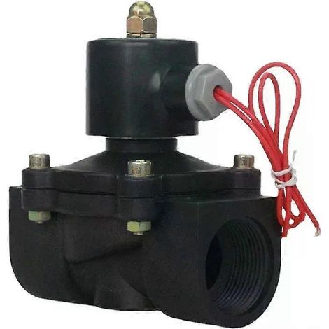 DN08/10/15/20/25/32/40/50 AC 110V AC 220V DC 12V DC 24V Kunststoff-Magnetventil (normalerweise geschlossen) Wasserventil Schaltventil (1/4)
