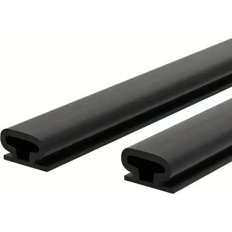 Joint d'étanchéité insonorisant pour portes et fenêtres — Joint auto-adhésif en TPE — 10 x 6 mm — Longueur : 6 m