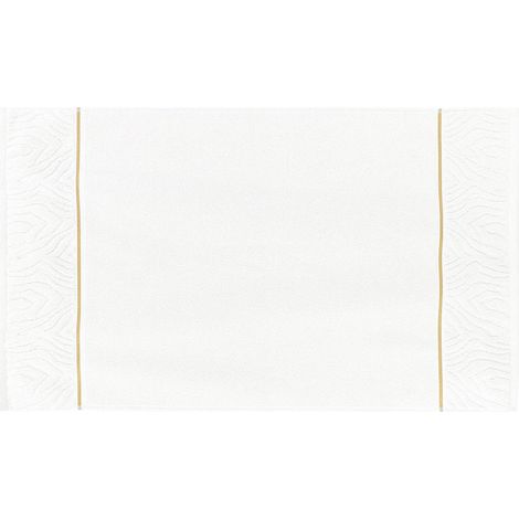 Teppich aus 100 % baumwolle, 50 × 85 cm, zebra-optik, arusha – weiss - Tendance (1/4)