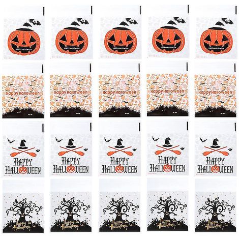 400 Stück Süßigkeitentüten für Halloween-Dekorationen (1/3)