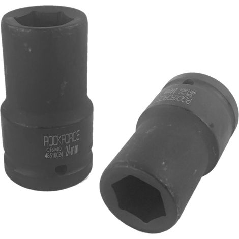 1" 24 mm tiefe Schlagnuss 6-kant