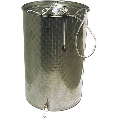 Depósito siempre lleno de acero inoxidable 316 - 100 l - Ø 42x75 cm