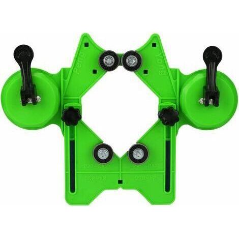 FENOPLASTICALocalisateur de trou de foret - Foret diamanté de 4 à 83 mm Ouvertures de guide de scie Support de centrage Localisateur,1 pièce, vert (1/5)