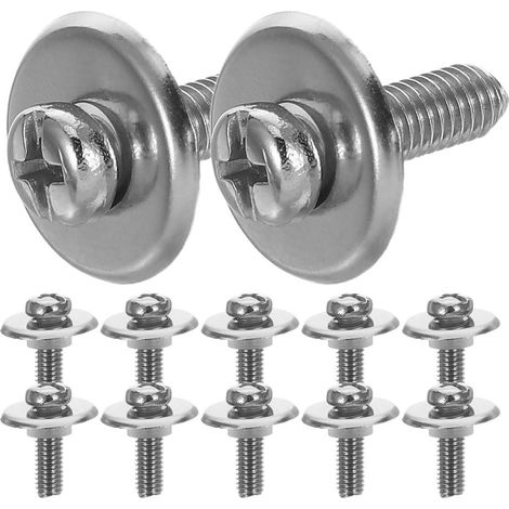 Ensemble de 60 vis fixation M5 en acier inoxydable et silicone avec rondelles, résistantes faciles (1/5)