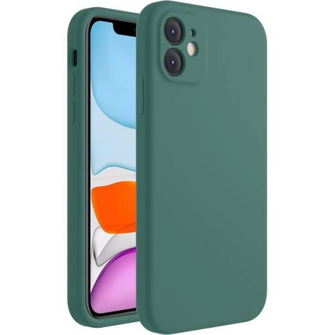 Coque En Silicone - Pour iPhone 11 - Protection Intégrale Avec Lèvre Surélevée Pour Écran Et Appareil Photo - 1 Pièce (1/5)