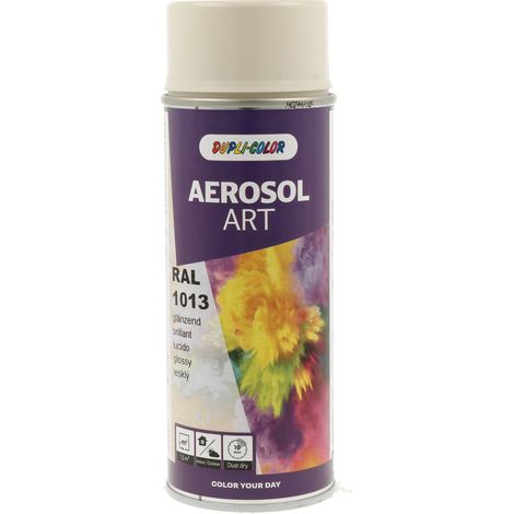Aérosol - DUPLI-COLOR - ART COLOR - RAL 1013 - Brillant - 400 ml