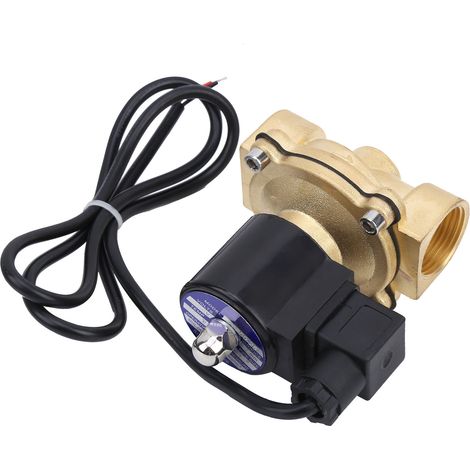 Électrovanne G1 en laiton, normalement fermée, à action directe, pour outil industriel, 2 A - 250 V CA - 220 V CA
