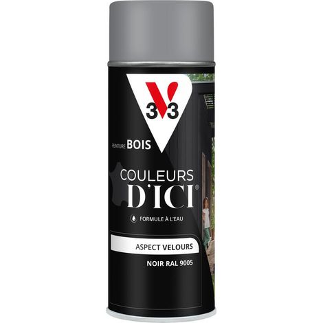 Peinture bois extérieur Couleurs d'Ici® V33 Noir Velours 400 ml (1/5)