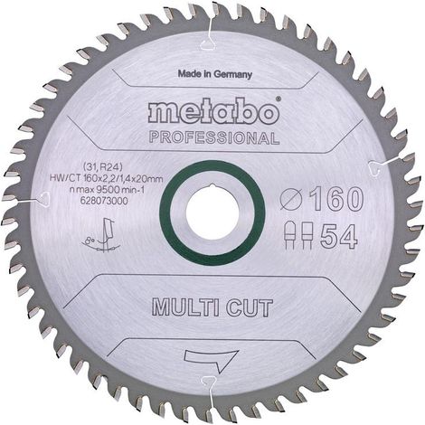 Metabo - Disco da taglio Multi Cut - Professional 160 x 20 mm 628073000