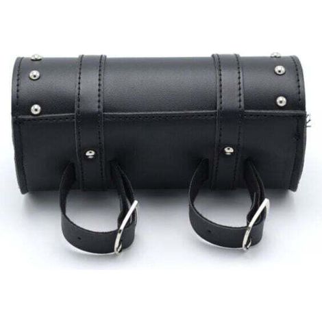 Sacoches Cavalières pour Motos,Sac à Outils en Cuir Moto,Universelle Sacoches Cavalières pour Moto,Cuir Noir Trousse Outils Moto,avec 2 Sangles De Fixation, s'adapte à La Plupart des Motos (1/4)
