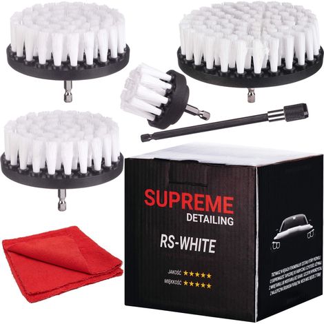Juego de cepillos para tapicería SUPREME DETAILING