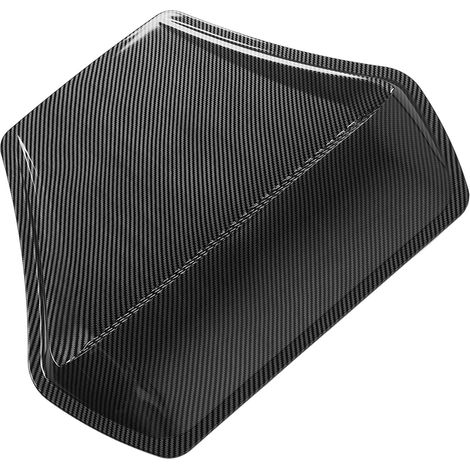 Cache de sortie d'air de capot résistant à la chaleur, style fibre de carbone, pour Mitsubishi Lancer Evolution X EVO 10 (1/5)