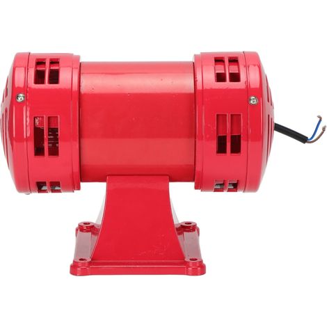 Sirène d'alarme motorisée double voie 135dB, son continu haute intensité, avertisseur électrique anti-intrusion AC 220V, modèle MS-490, pour atelier, garage, sécurité domestique (1/5)