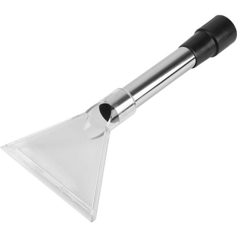 Embout universel rotatif pour aspirateur avec raccord de tuyau en acier, adapté aux sols et aux tapis. (1/5)