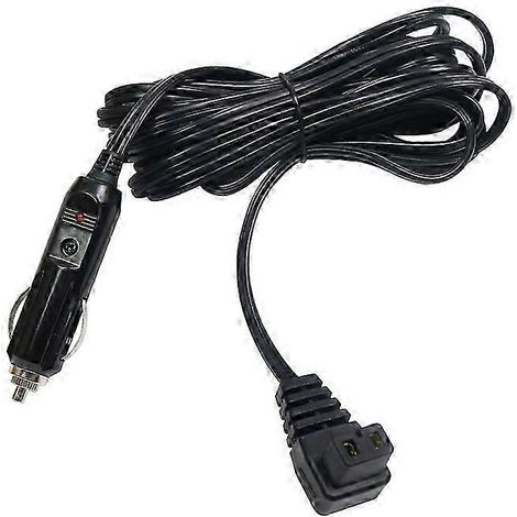 Câble d'alimentation pour compresseur de réfrigérateur de voiture 12/24 V, semi-conducteur, prise allume-cigare. Spécifications : sans interrupteur, 5 m. (1/4)
