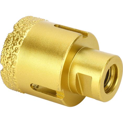Perceuse trépan diamant 45mm M14, scie cloche brasée pour marbre et béton, ouverture carrelage, outil perforation professionnel (1/5)