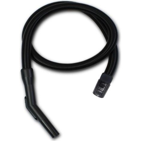 Tuyau D'aspiration - 1,9 M + Poignée 0,33 M - Flexible Noir - Raccord Pivotant - Pour Aspirateur Industriel (1/4)