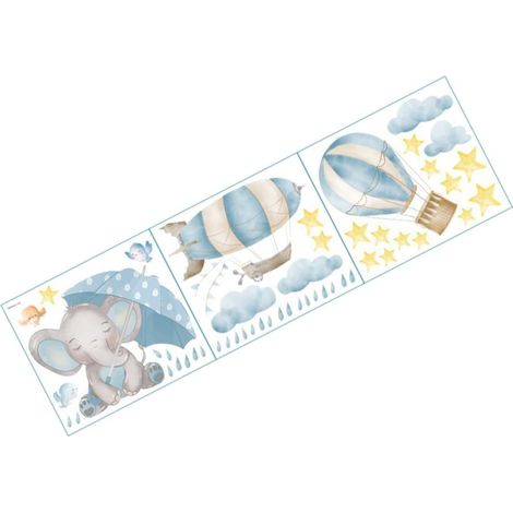Stickers muraux pour chambre d enfant TOYANDONA motif (1/5)
