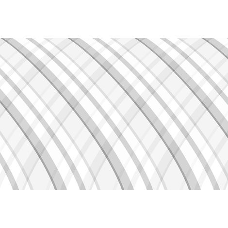 Papier peint panoramique quadrillage gris et beige | Tapisserie panoramique tendance pour salon | Papier peint panoramique graphique à motif - 267 x 400 cm (4 pièces) (1/2)