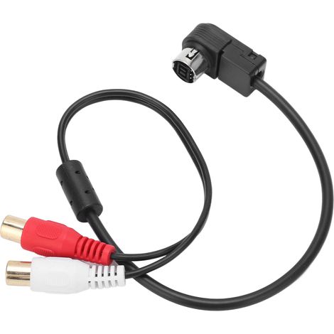 Câble Adaptateur Audio AUX RCA pour Autoradio Alpine KCA121B, 9887, 105, 117, 9855 - Compatible Lecteur Ainet (1/5)