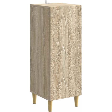 Aparador Roble Sonoma 33 x 34,5 x 90 cm Madera de ingeniería vidaXL