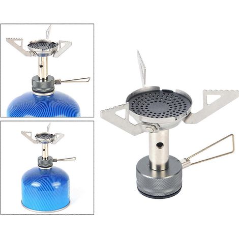 Réchaud de camping compact et pliable, ultraléger, idéal pour les pique-niques. (1/5)
