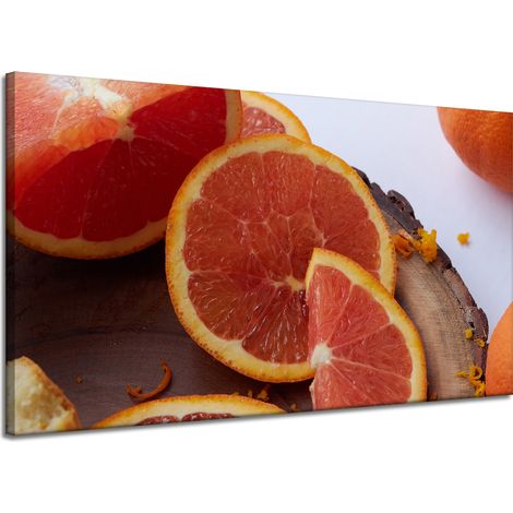 Leinwanddruck Küche Rot Orange 120x70