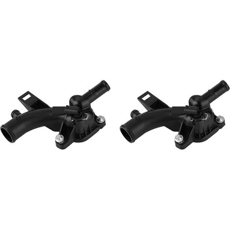 2x Boîtier de thermostat de voiture Sortie de pompe à eau 25192985 pour Opel Astra J Adam Corsa D / Meriva B A14Xel A14Xer (1/5)