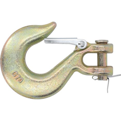 Crochet à Coulisse 3/8" en Acier Forgé G70 pour Levage et Manutention - Lot de 2 Pièces (1/5)