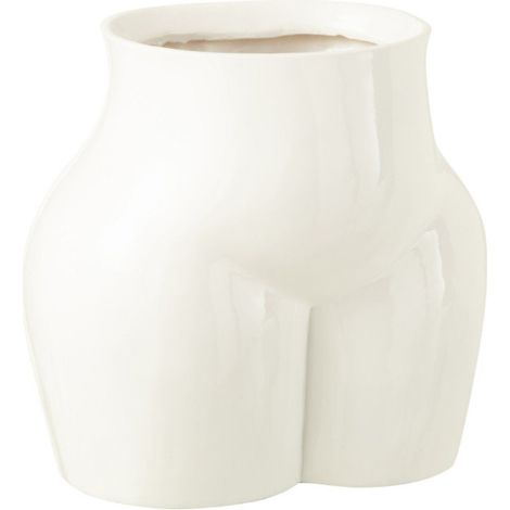 Vase Déco Corps "Femme" 32cm Blanc (1/3)