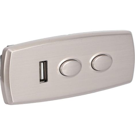 Télécommande pour fauteuils inclinables avec port de chargement USB, en matériau ABS, à entraînement direct, compatible avec les canapés électriques. (1/4)