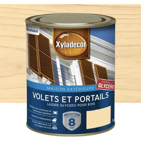 Lasure Xyladécor Volets & Portails Glycéro 8ans Incolore 1 L (1/3)