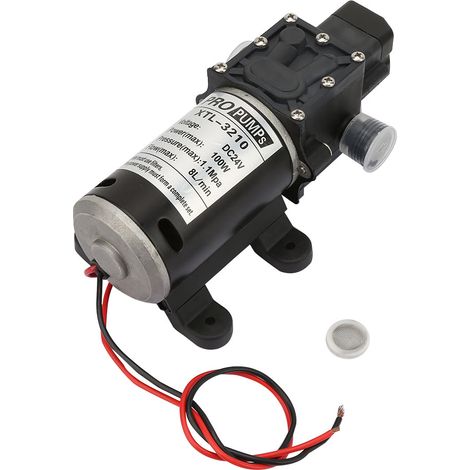 Pompe à eau haute pression auto-amorçante à diaphragme électrique avec interrupteur 24V 100W (1/5)