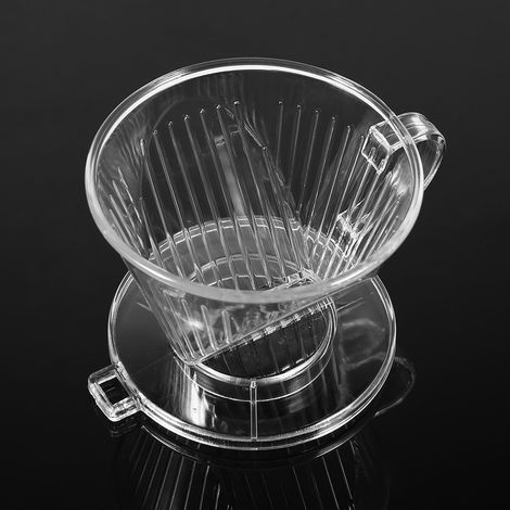 Wiederverwendbarer, transparenter Kaffeefilter, tragbarer Kaffeemaschinenaufsatz, reiner Aromaextraktor, nachhaltiges Brühwerkzeug (1/5)