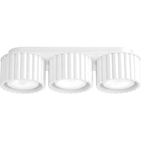 Plafones AURA blanco aluminio 3xGx53 32.5cm Sollux (1/2)