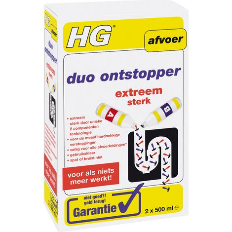 HG Dua Ontstopper 2x 0,5 L
