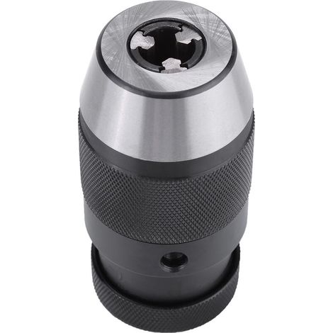 Portabrocas, 1 pieza, 0-13 mm, 1/2, portabrocas sin llave, portabrocas de columna autoajustable de acero B16 para taladro de torno eléctrico (1/5)