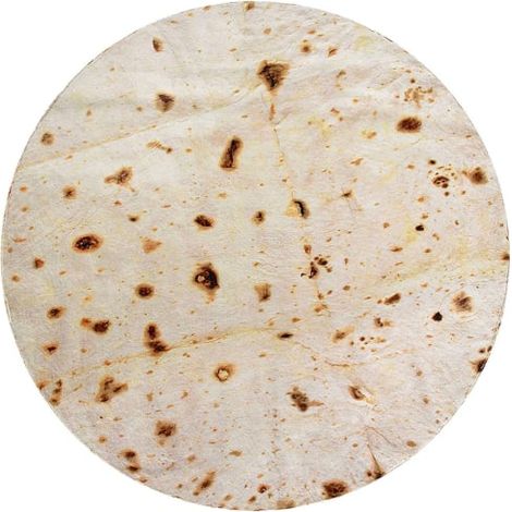 Couverture tortilla XXL double face pour burritos – Plaid familial réversible, nouvelle collection (1/5)