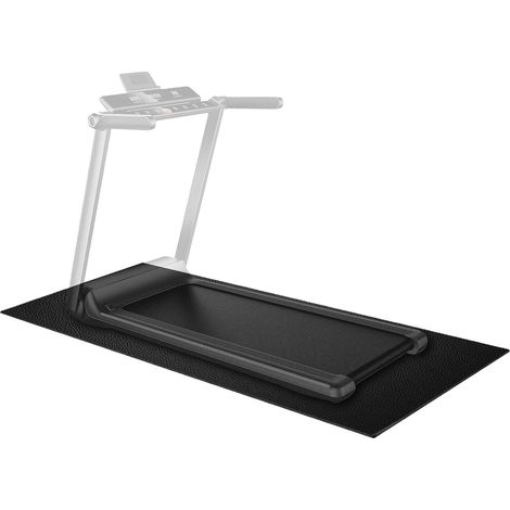 Tapis Home Trainer, 6mm PVC Tapis de Protection de équipement de Fitness, pour Tapis de Course/Tapis de Marche/Banc de Musculation/Vélo d'exercice, Tapis de Protection Robuste (90 180) (1/5)