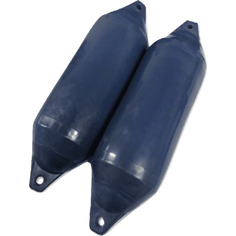2 x Castro 15CM Blue Inflatable Fenders - Bumper Protection Hull Vessel Buoy (1/4)