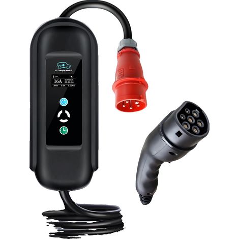 EV-Ladegerät, tragbar Typ 2, 11KW maximale Leistung, Typ2 (1/5)