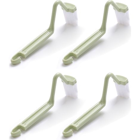 Brosse À Rebord De Toilette - Tête En Forme De V Courbée - Pour Nettoyage Sous Le Rebord Et Dans Les Coins - 1 Pièce