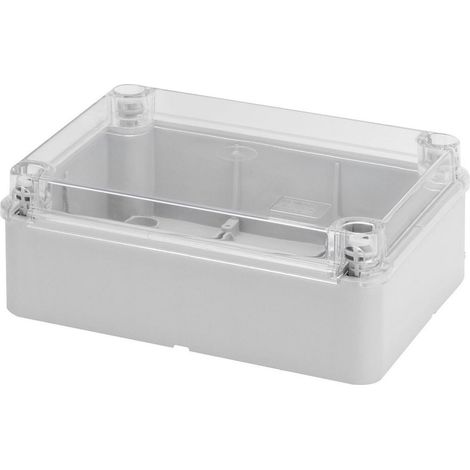 Cassetta Gewiss esterna con coperchio trasparente 190x140x70 GW44427 (1/4)