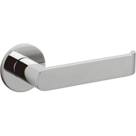 Poignée de porte design Beta sur rosace chrome - M221NSB8BCR