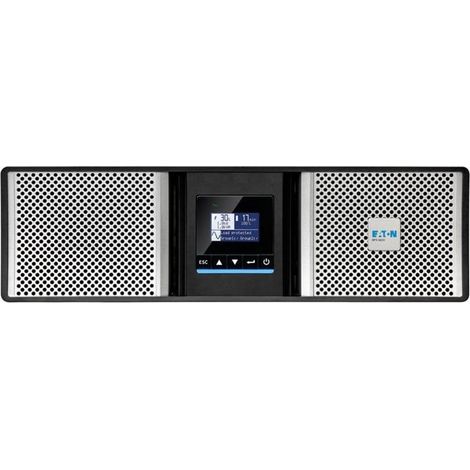 Eaton 9PX 5000i RT3U Netpack G2 5000VA 5000W onduleur en ligne rack/tour 3U avec carte réseau Gigabit noir argent (1/2)