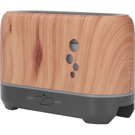 Diffuseur d'huiles essentielles creux à flamme 200 ml, alimenté par USB, avec lumière d'ambiance, pour la maison et le bureau (100-240 V).