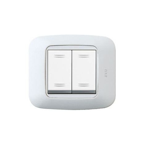 Placca Yes45 Tecnopolimero 2M Banquise ( AVE cod. 45P22BB )