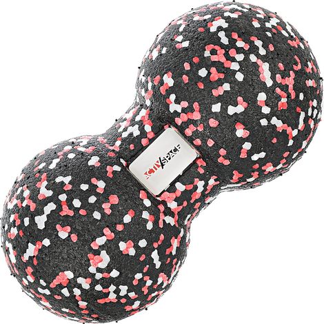 Balle de massage double epp 8x16 cm - rouge