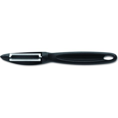 F. DICK Allzweckschäler 18 cm Gemüseschäler schwarz, Klinge mit Zackenschliff