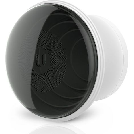 CPE exterior Ubiquiti airMAX IsoStation 5AC de 5 GHz con antena de bocina intercambiable de 45°, color gris metalizado (1/5)